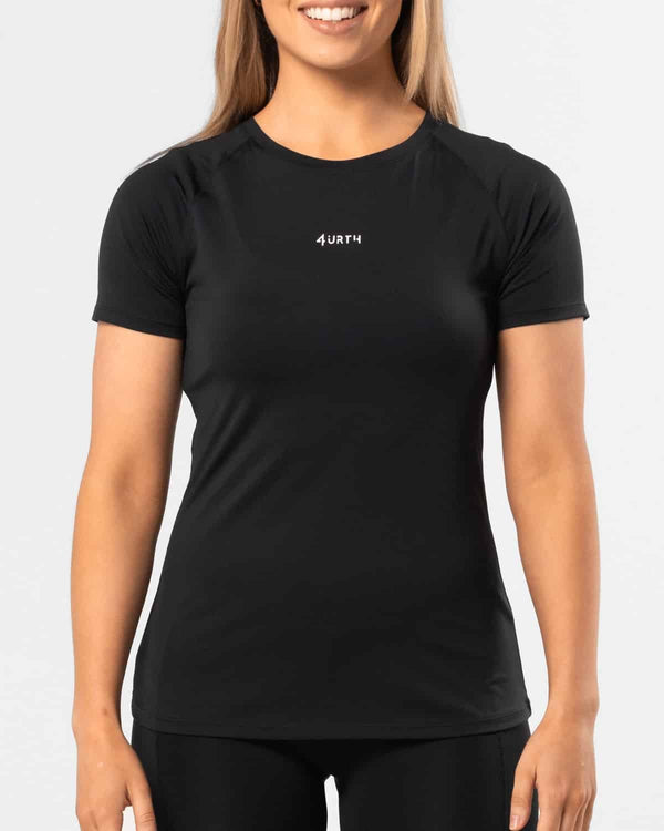 Premium Activewear - Signature Tee – Black