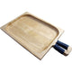 Lavida Wooden Rectangular Grazing Board With Handle Brown