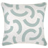 Escape to Paradise Cushion Cover With Piping Muse Seafoam 45CM x 45CM