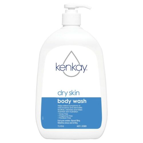 Kenkay Dry Skin Body Wash Pump 1 Litre