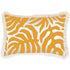 Escape to Paradise Cushion Cover Coastal Fringe Casa Palms Gold White 35CM x 50CM