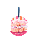 DB Good Hair Day Scrunchie Set Melon Pink