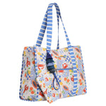 Escape to Paradise Striped Beach Bag La Mer
