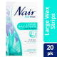 Nair Easiwax Large Wax Strips 20 Pack