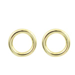 Wicked Sista Flow Round Stud Earrings in Gold