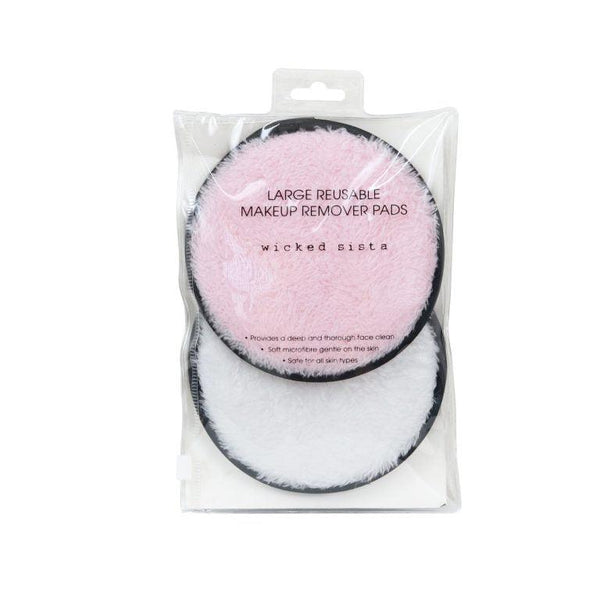 Wicked Sista Large Reusable Makeup Remover Pads 2 Pack