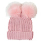 Foote Street Collection Boston Beanie with Pom Pom Dusty Pink