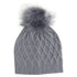 Wicked Sista Diamond Knit Beanie with Pom Pom