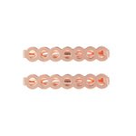 Wicked Sista Large Beaded Hair Clips in Rose Pink and Pink 2PCS