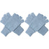 Wicked Sista Fingerless Soft Knitted Gloves Dusty Blue One Size 2 Pack