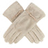 Wicked Sista Ivy Faux Fur Gloves With Bow Bone