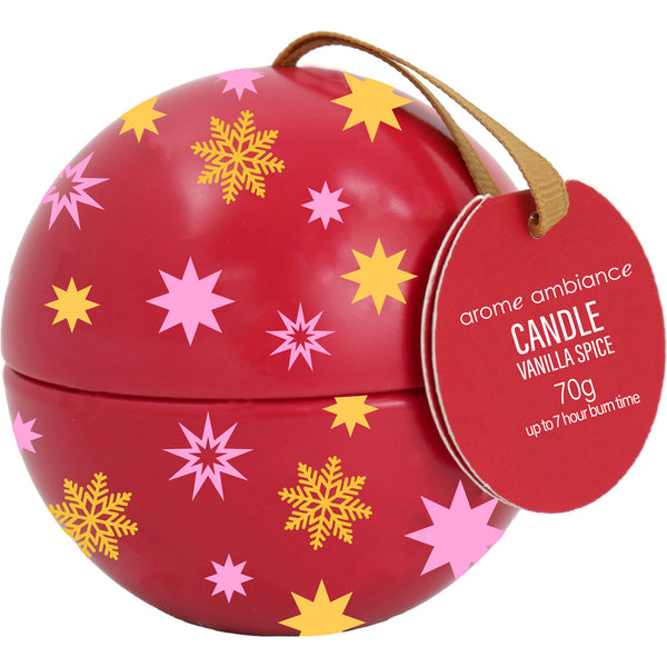 Arome Ambiance Bauble Candle Vanilla Spice 2023