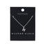 Wicked Sista H Initial Letter Pendant Necklace in Gold Tone