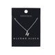 Wicked Sista H Initial Letter Pendant Necklace in Gold Tone