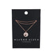 Wicked Sista Piece of My Heart Necklace in Rose Gold