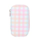 Wicked Sista Zipper Manicure Set Pastel Gingham