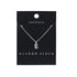 Wicked Sista Initial Necklace Silver