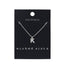 Wicked Sista Gold Tone K Initial Pendant Necklace