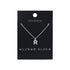 Wicked Sista letter R initial pendant Necklace in sterling silver