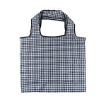 Wicked Sista Recycled Shopping Bag Black Gingham