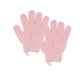 Wicked Sista Recycled Exfoliating Gloves for Body Scrub and Tan Prep Pale Pink