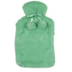 Wicked Sista Hot Water Bottle Cover Faux Fur Sea Green