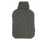 Wicked Sista Cable Knit Weave Hot Water Bottle Cover Charcoal