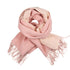 Wicked Sista Two Tone Scarf in Soft Pink