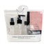 Wicked Sista 5 Piece Travel Bottle and Pouch Set Pink and Black