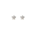 Wicked Sista Silver Petite Star Stud Earrings