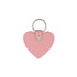 Wicked Sista Heart Shaped Keyring in Pale Pink and Silver
