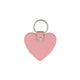 Wicked Sista Heart Shaped Keyring in Pale Pink and Silver