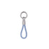 Wicked Sista Weave Loop Keyring in Steel Blue and Silver