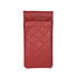 Wicked Sista Quilted Double Eyewear Case Burgundy