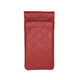 Wicked Sista Quilted Double Eyewear Case Burgundy