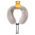 Priceline Memory Foam Neck Pillow for Travel and Neck Support Grey