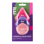 iLLi Powder & Liquid Puffs 3 Pack