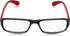 Ozko Mens Reading Glasses Rectangle Injected Frame Black +3.50