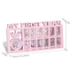 My First Year Baby Photo Frame Pink Keepsake for 12 Months 28CM x 23CM