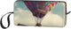 White Magic Hot Air Balloons Large Luxe Cosmetic Bag