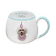 Splosh Painted Pet Mug for Dog Lovers Maltese Design Ceramic Coffee and Tea Cup 400ML