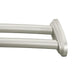 Moen Double Curved Shower Curtain Rod in Brushed Nickel Adjustable Wall Mounted Stainless Steel 57 to 60 Inches