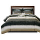 Madison Park Essentials Saben Complete Bed and Sheet Set King Taupe