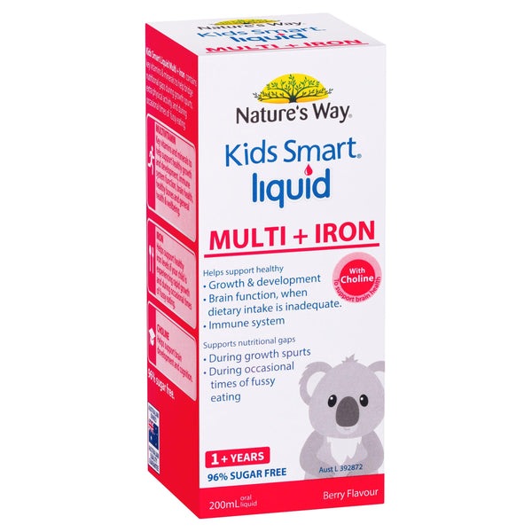 Nature's Way Kids Smart Multi and Iron Liquid 200ml