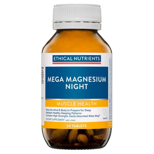 Ethical Nutrients Mega Magnesium Night Tablets 50