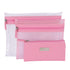 Wicked Sista Jenna Trio Purse Set in Peony Pink