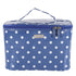 Wicked Sista Denim Polka Dot Large Beauty Case