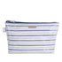 Wicked Sista Serenity Stripe Luxe Large Cosmetic Bag