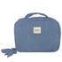 Wicked Sista Steel Blue Corduroy Weekender Cosmetic Bag