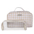 Wicked Sista Classic Gingham 2 in 1 Cosmetic Bag Set